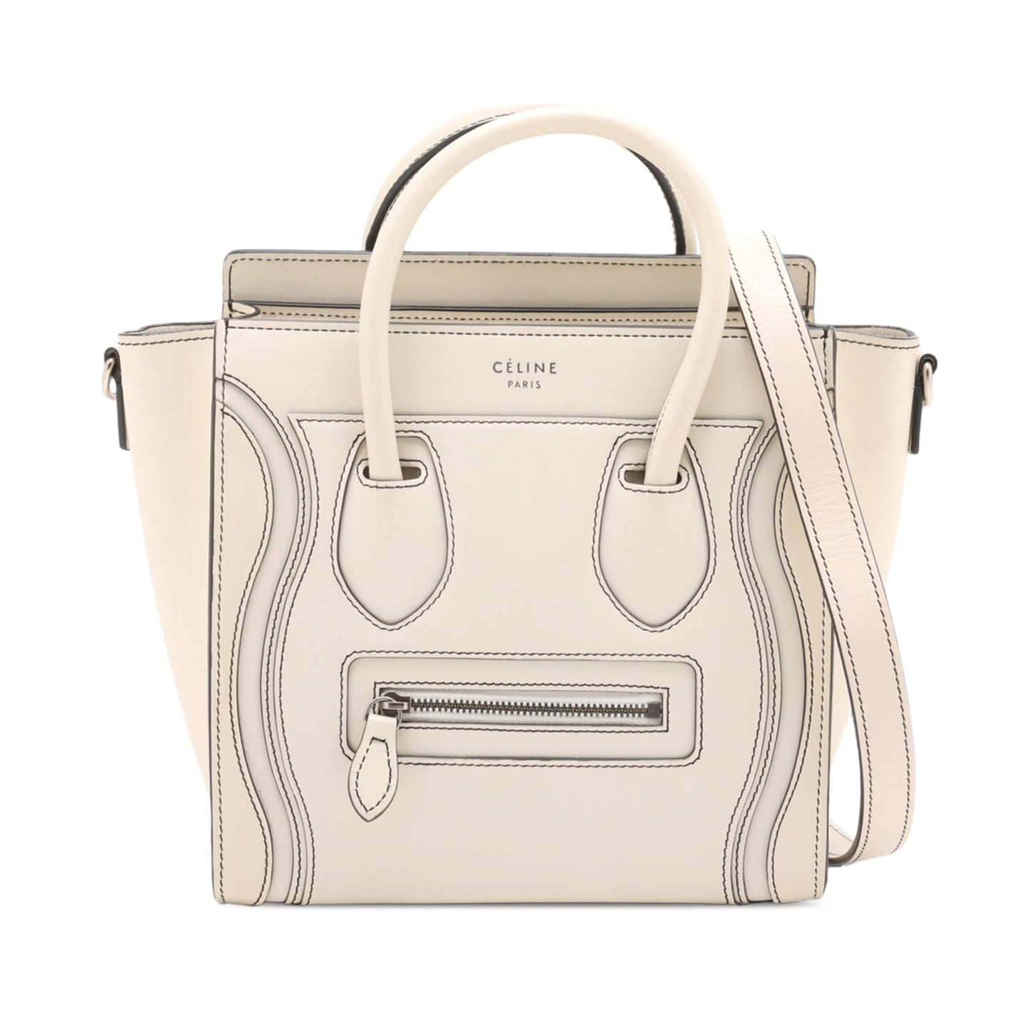 Celine Nano Leather Luggage Tote