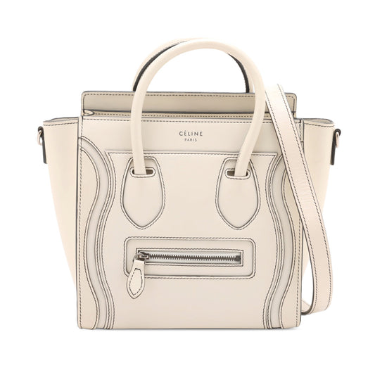 Celine Nano Leather Luggage Tote