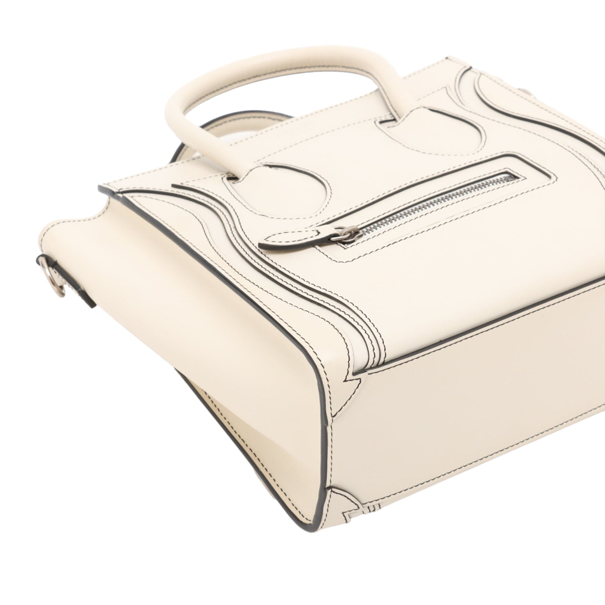 Celine Nano Leather Luggage Tote