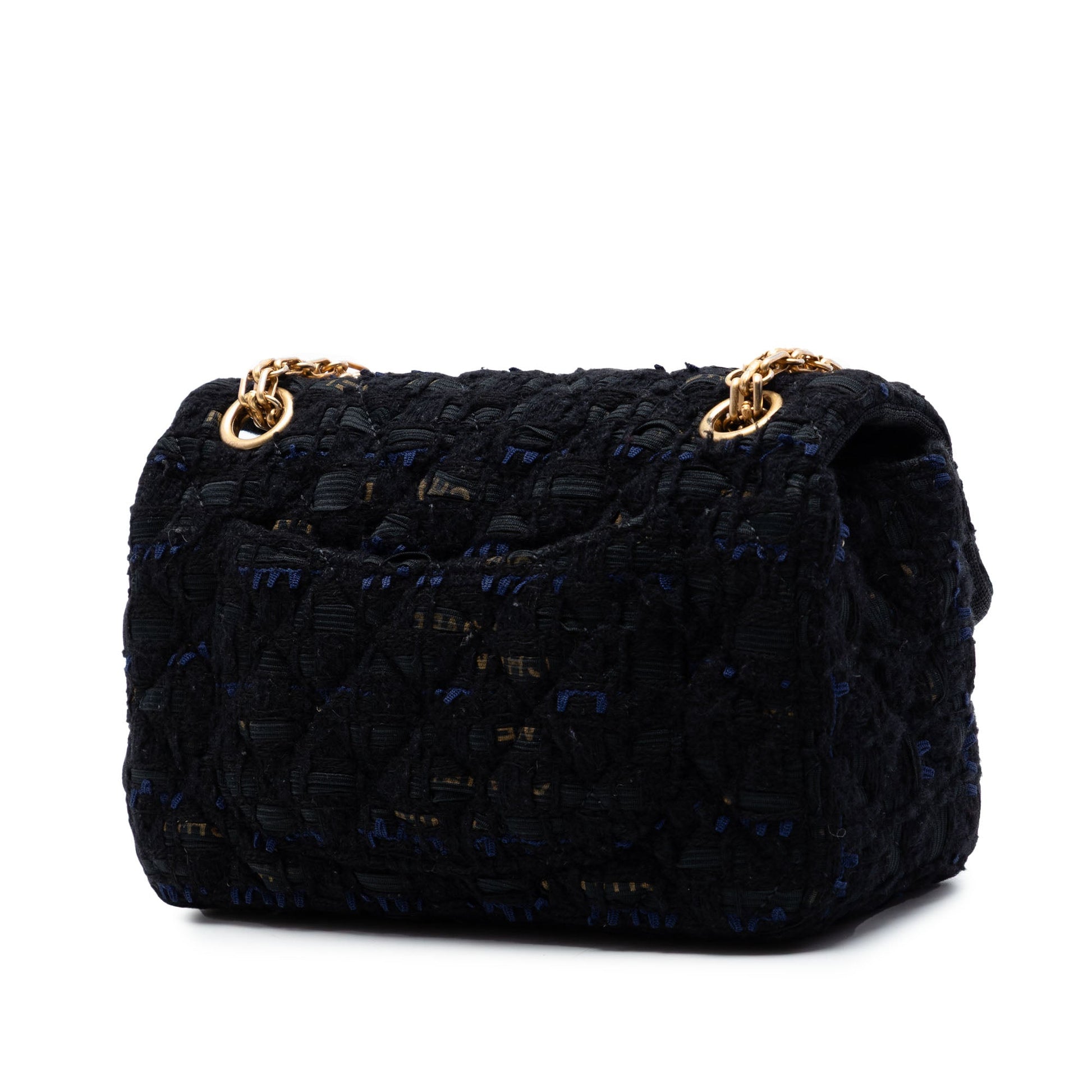 Chanel Quilted Tweed Reissue 2.55 Single Flap 224