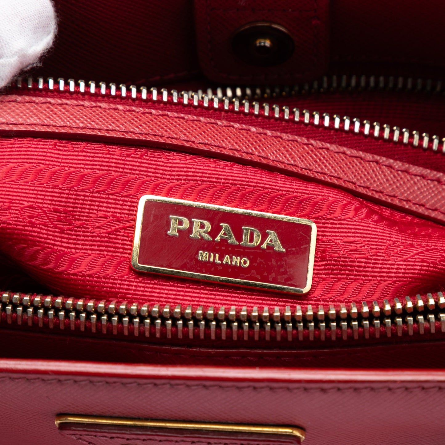 Prada Medium Saffiano Lux Galleria Satchel