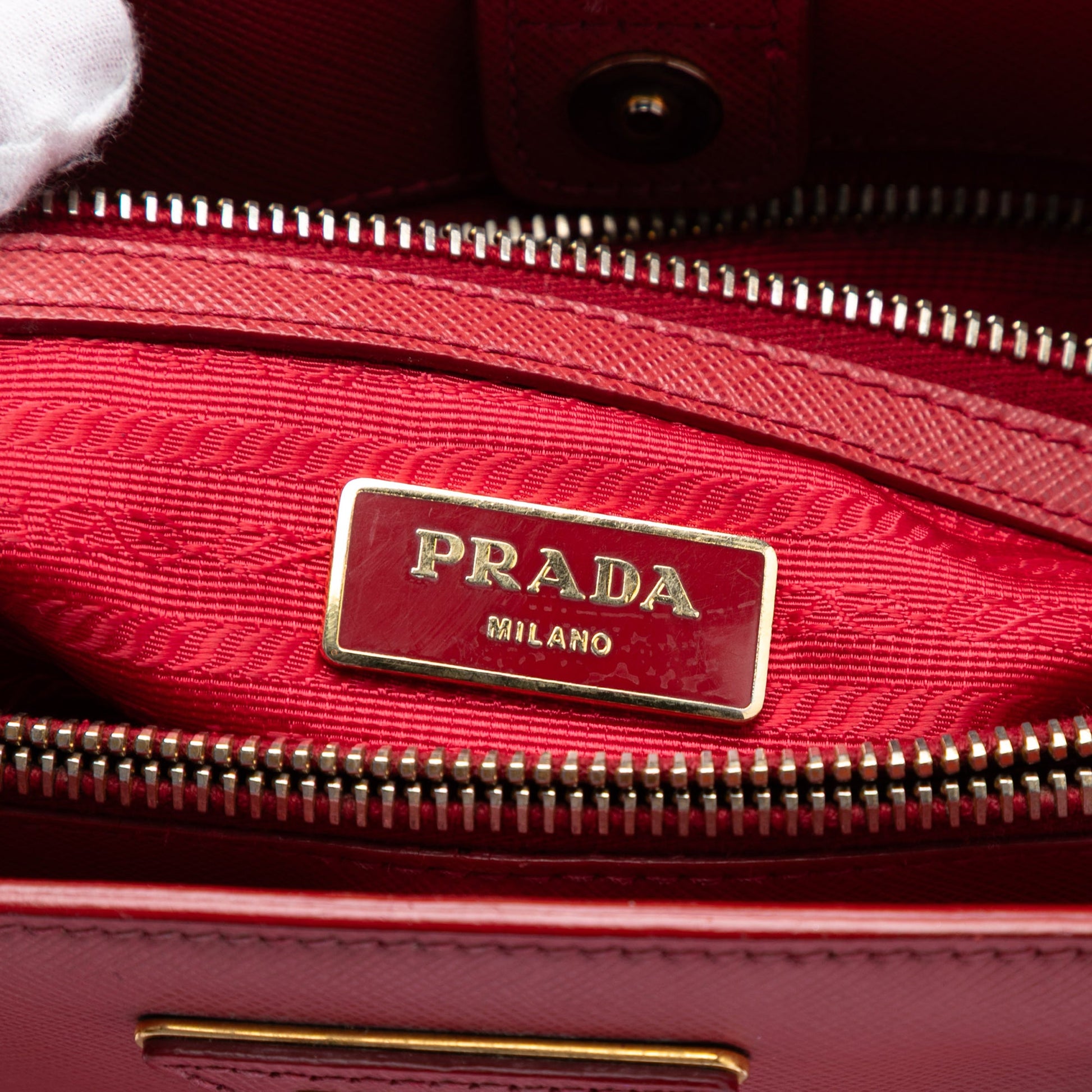 Prada Medium Saffiano Lux Galleria Satchel