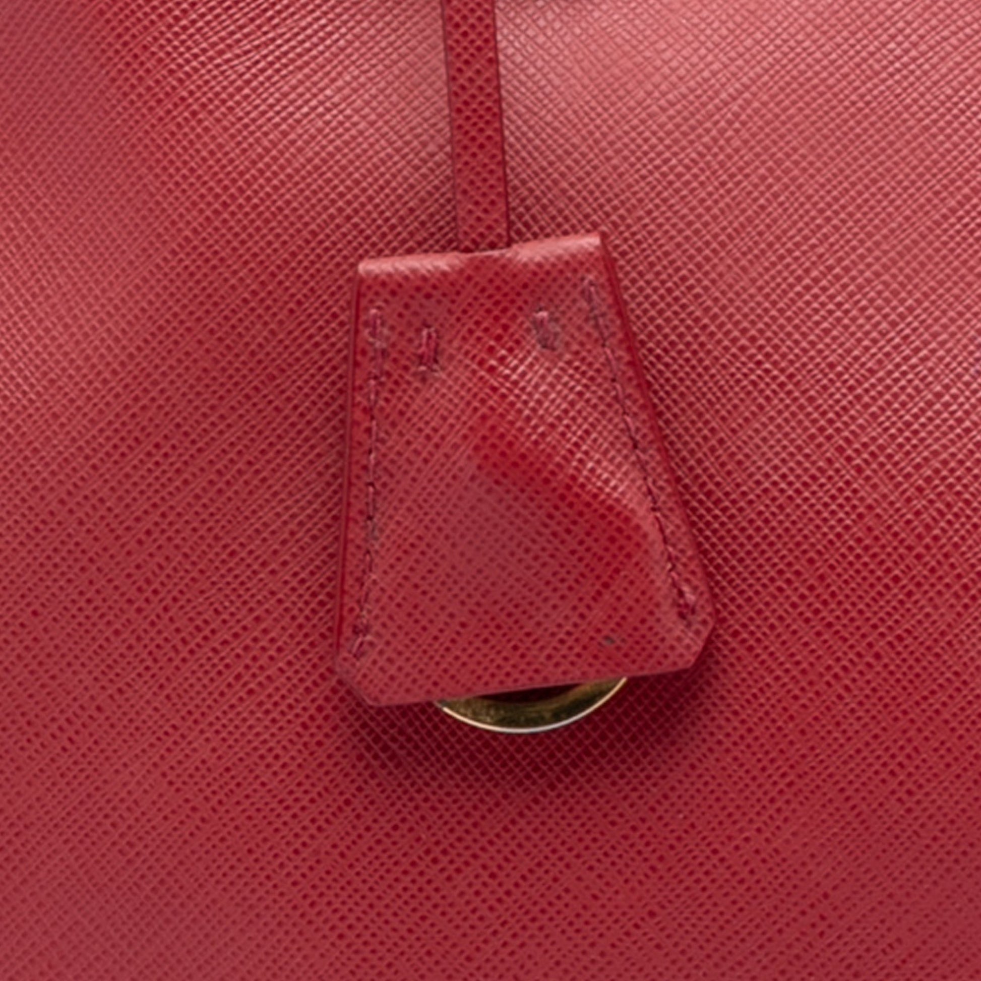 Prada Medium Saffiano Lux Galleria Satchel