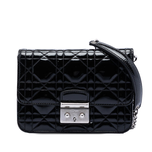 Dior Mini Patent Cannage Miss Dior Pouch