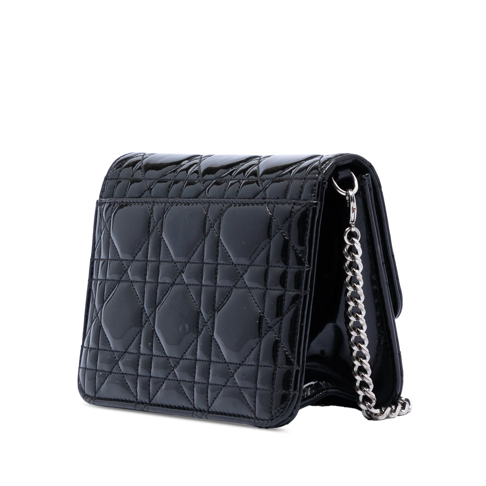 Dior Mini Patent Cannage Miss Dior Pouch