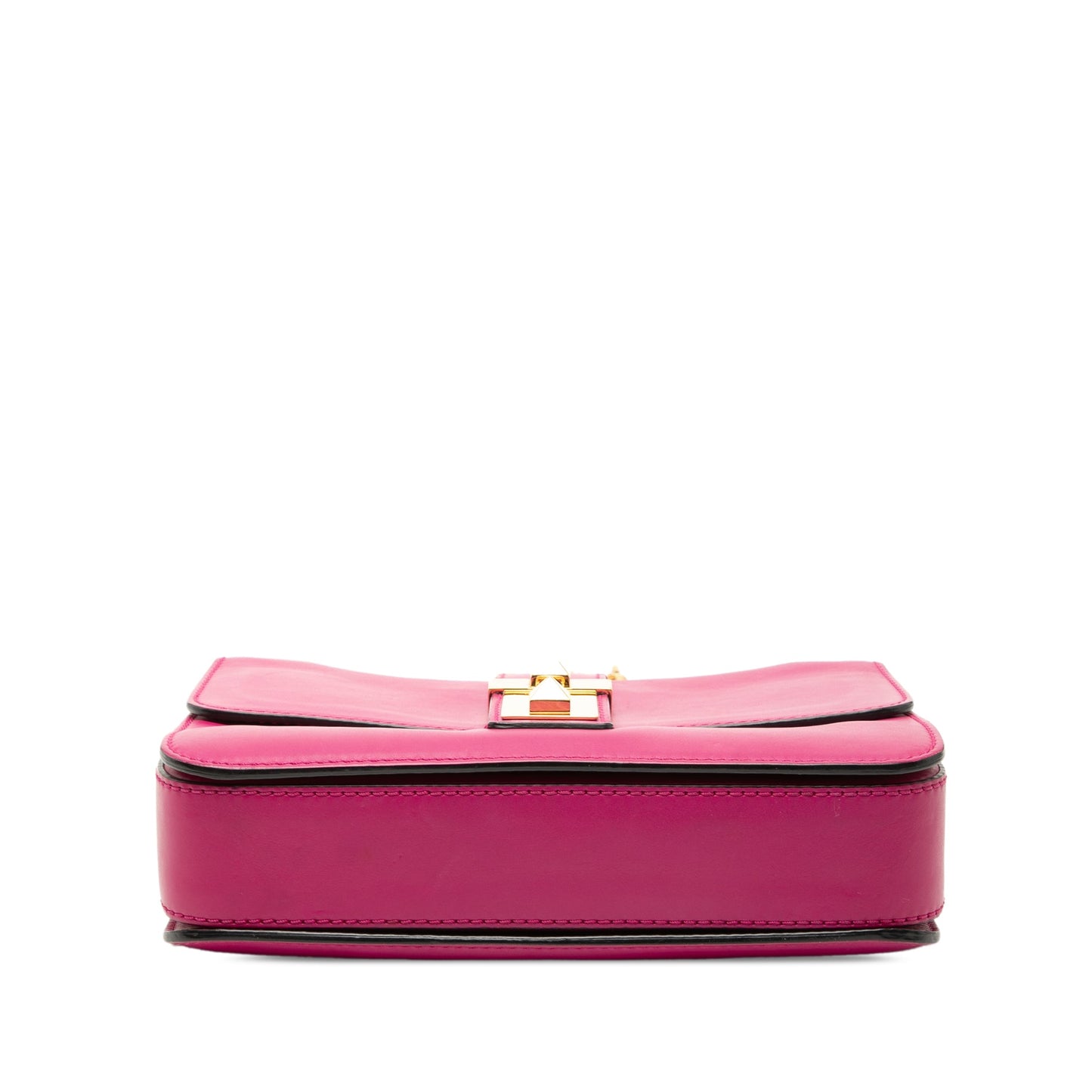 Valentino Leather B Rockstud Shoulder Bag
