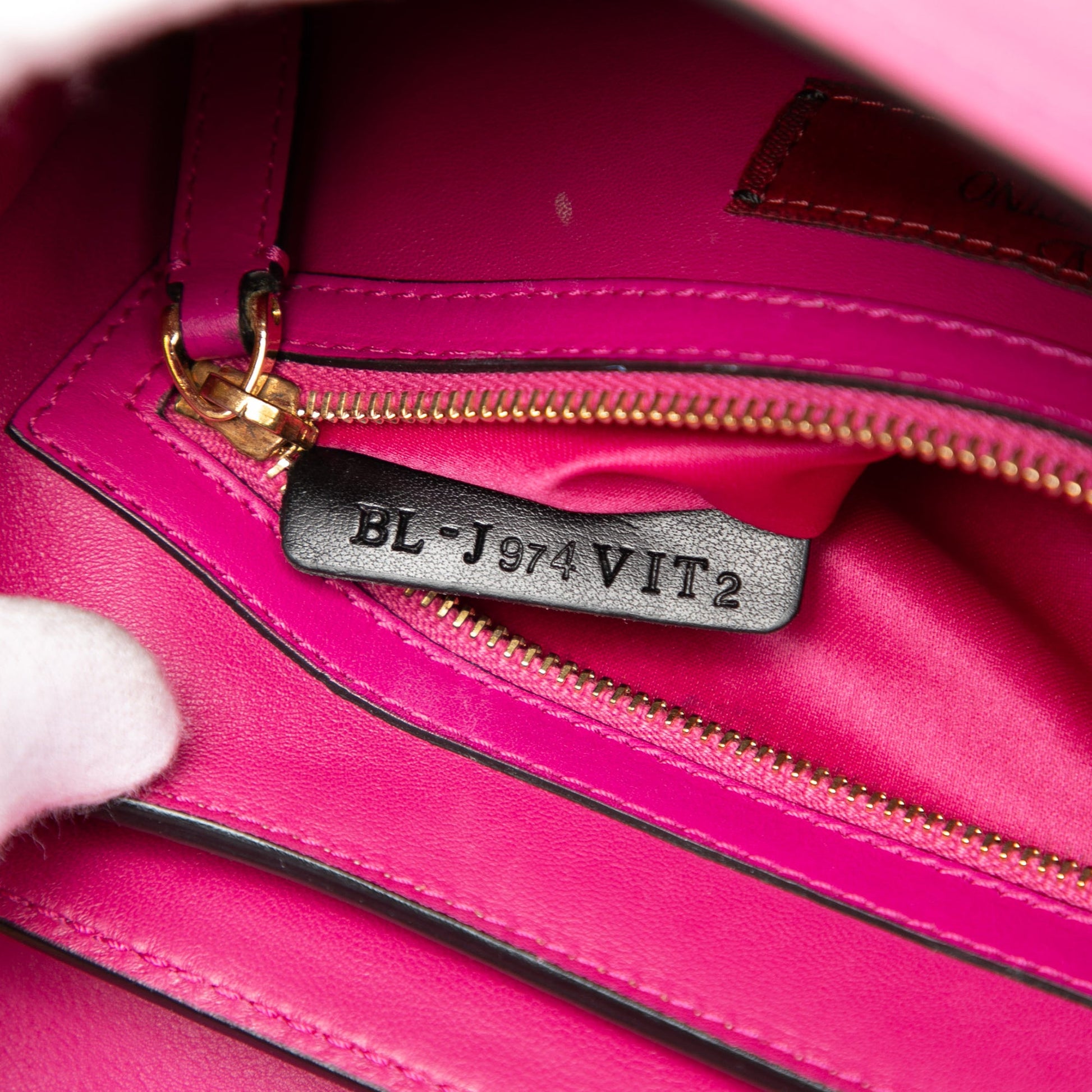 Valentino Leather B Rockstud Shoulder Bag