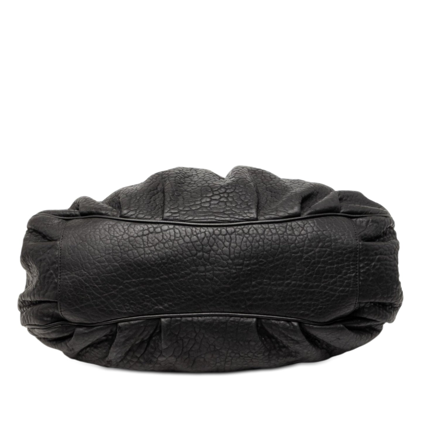 Fendi Large Pebbled Calfskin Mia Shoulder Bag