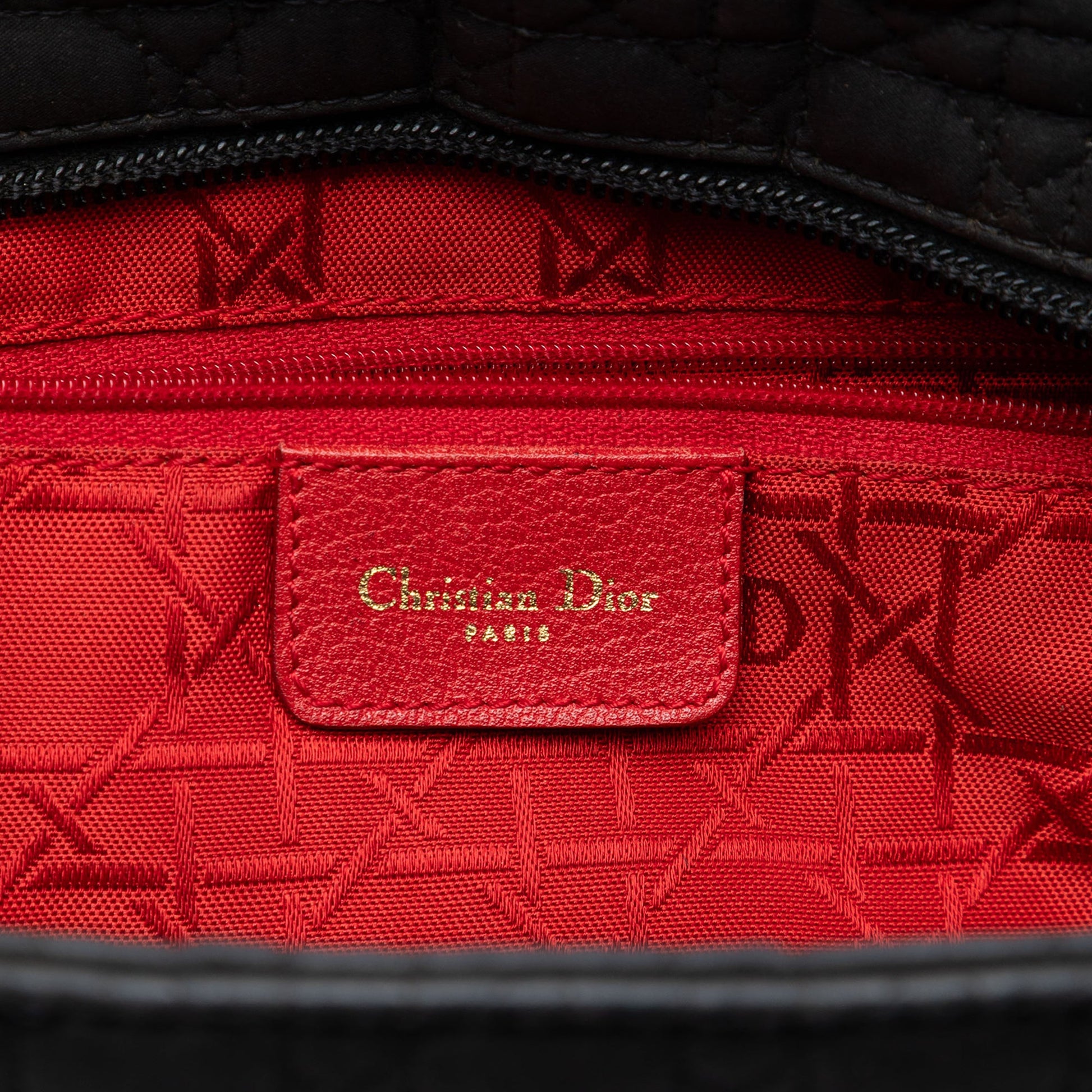 Dior Large Nylon Microcannage Lady Dior