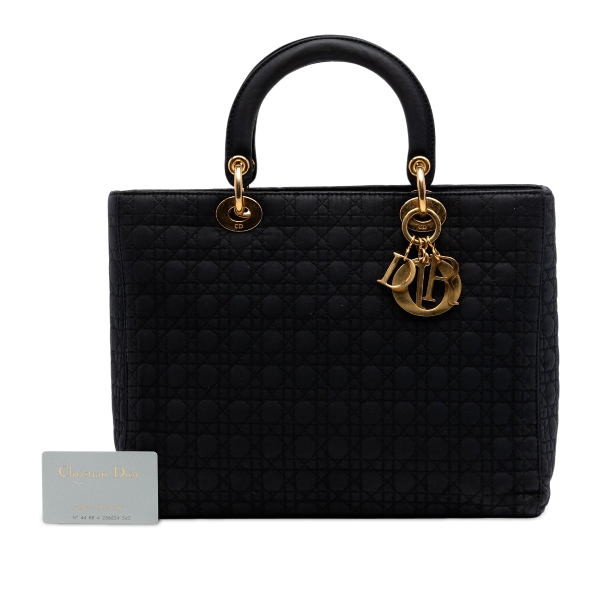 Dior Large Nylon Microcannage Lady Dior