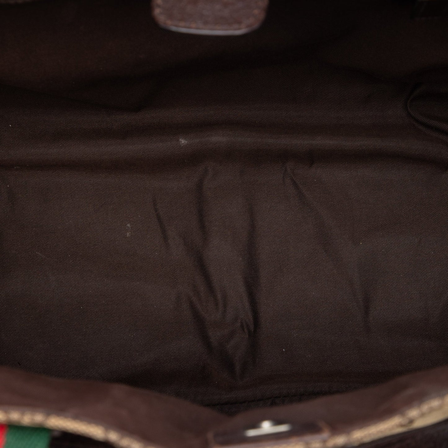 Gucci GG Canvas Web Double Pockets Tote