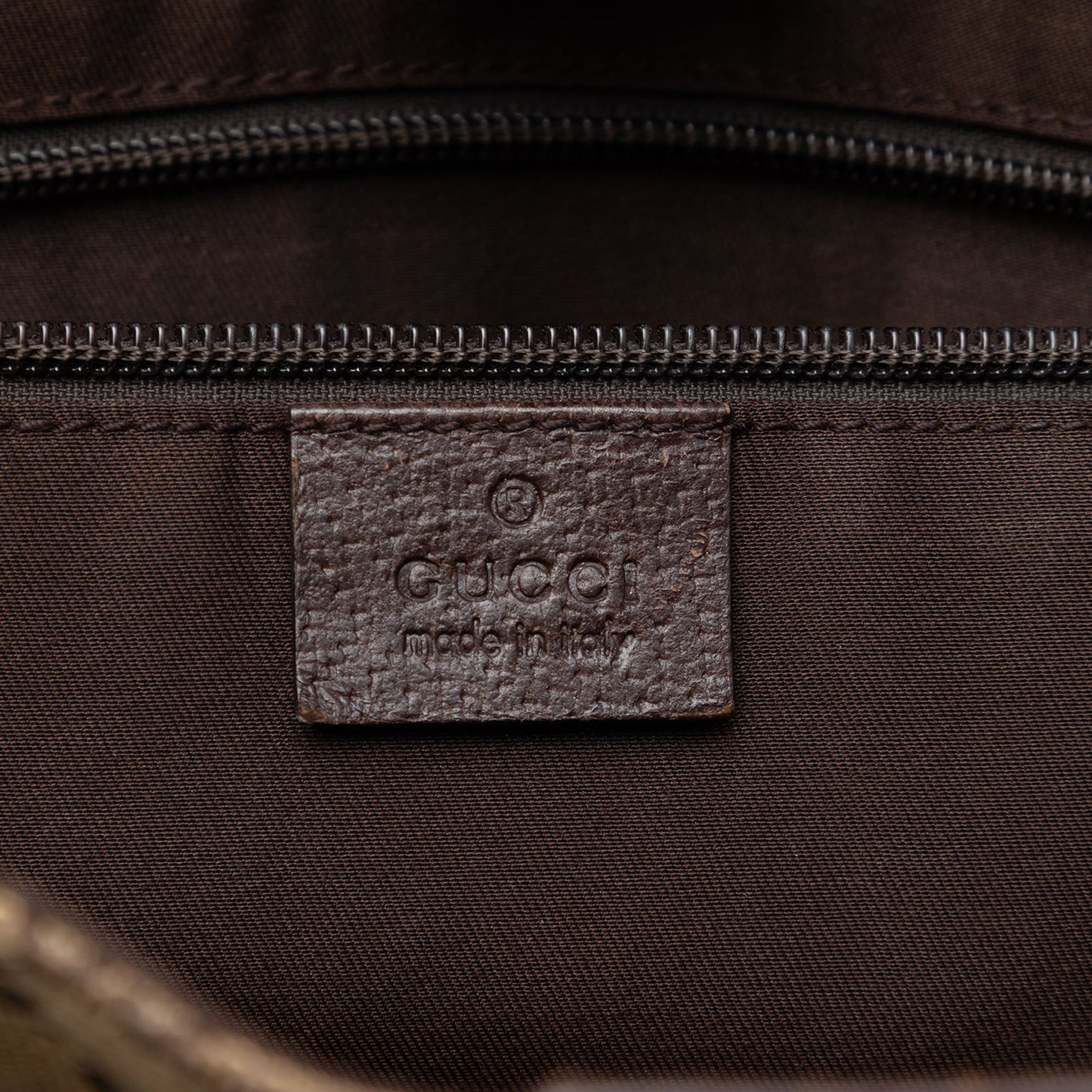 Gucci GG Canvas Web Double Pockets Tote