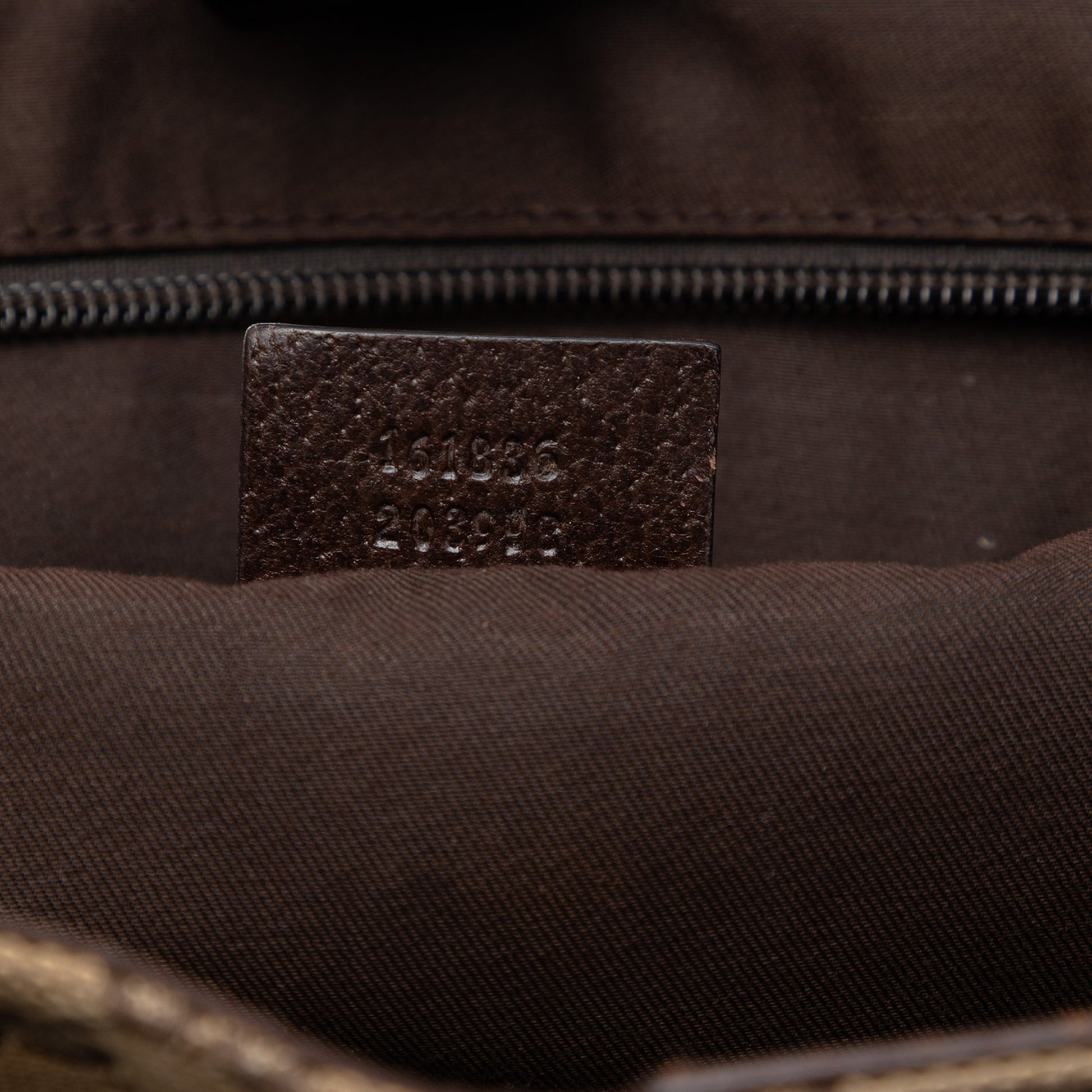 Gucci GG Canvas Web Double Pockets Tote