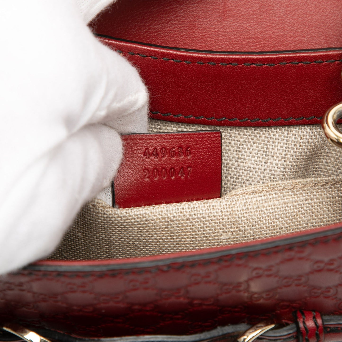 Gucci Mini Microguccissima Emily Crossbody