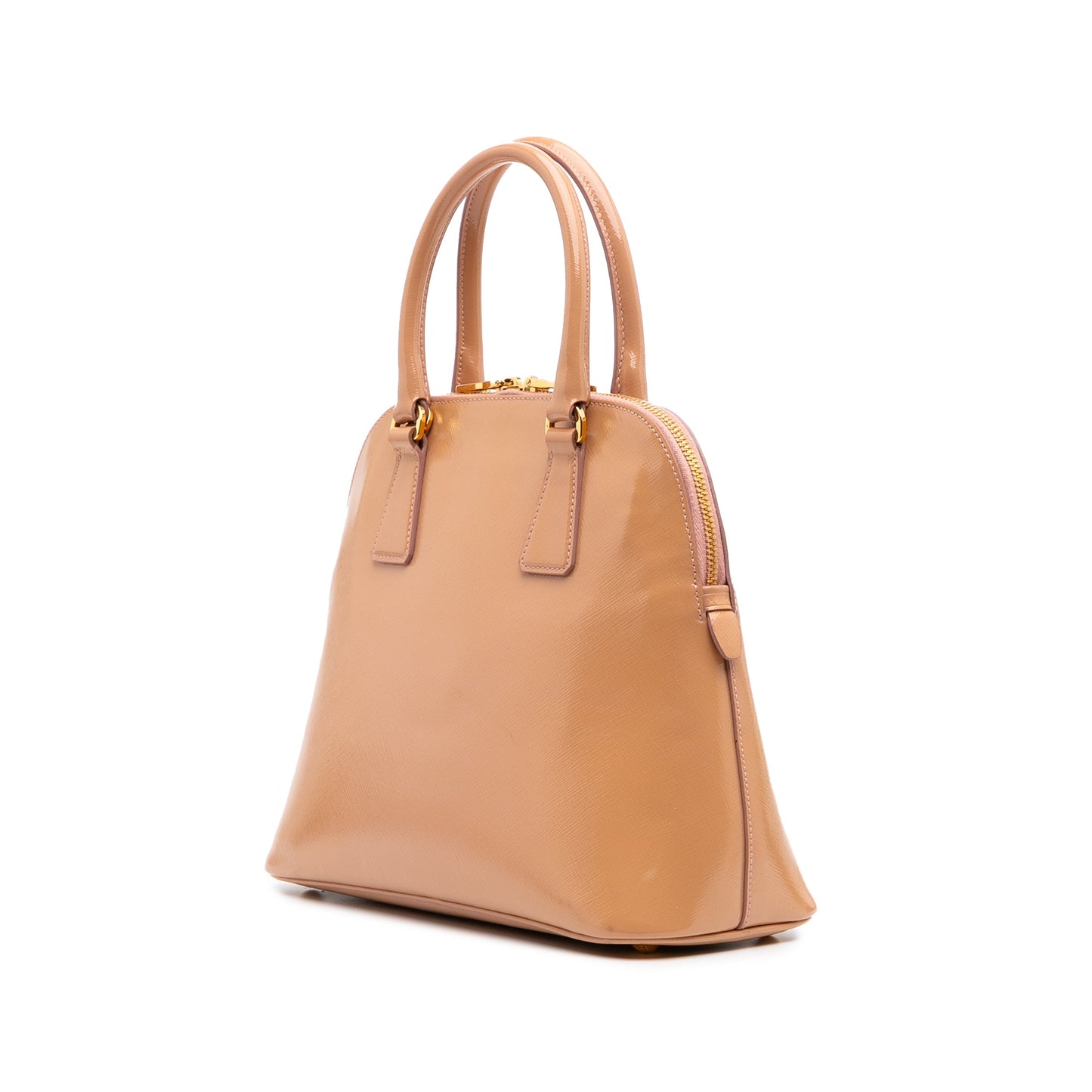 Prada Medium Saffiano Vernice Promenade Satchel