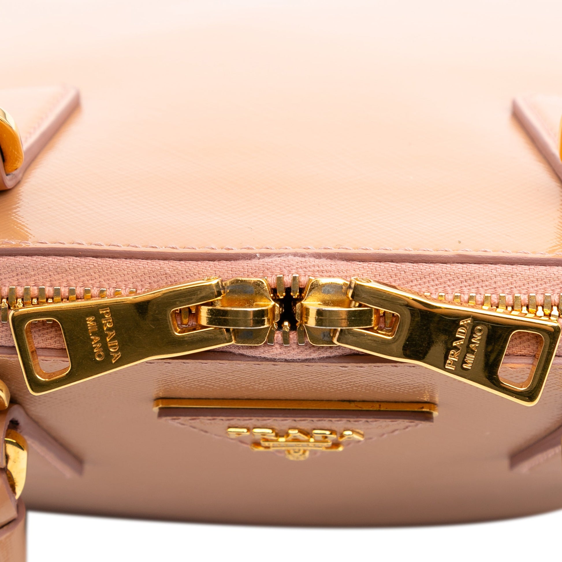 Prada Medium Saffiano Vernice Promenade Satchel