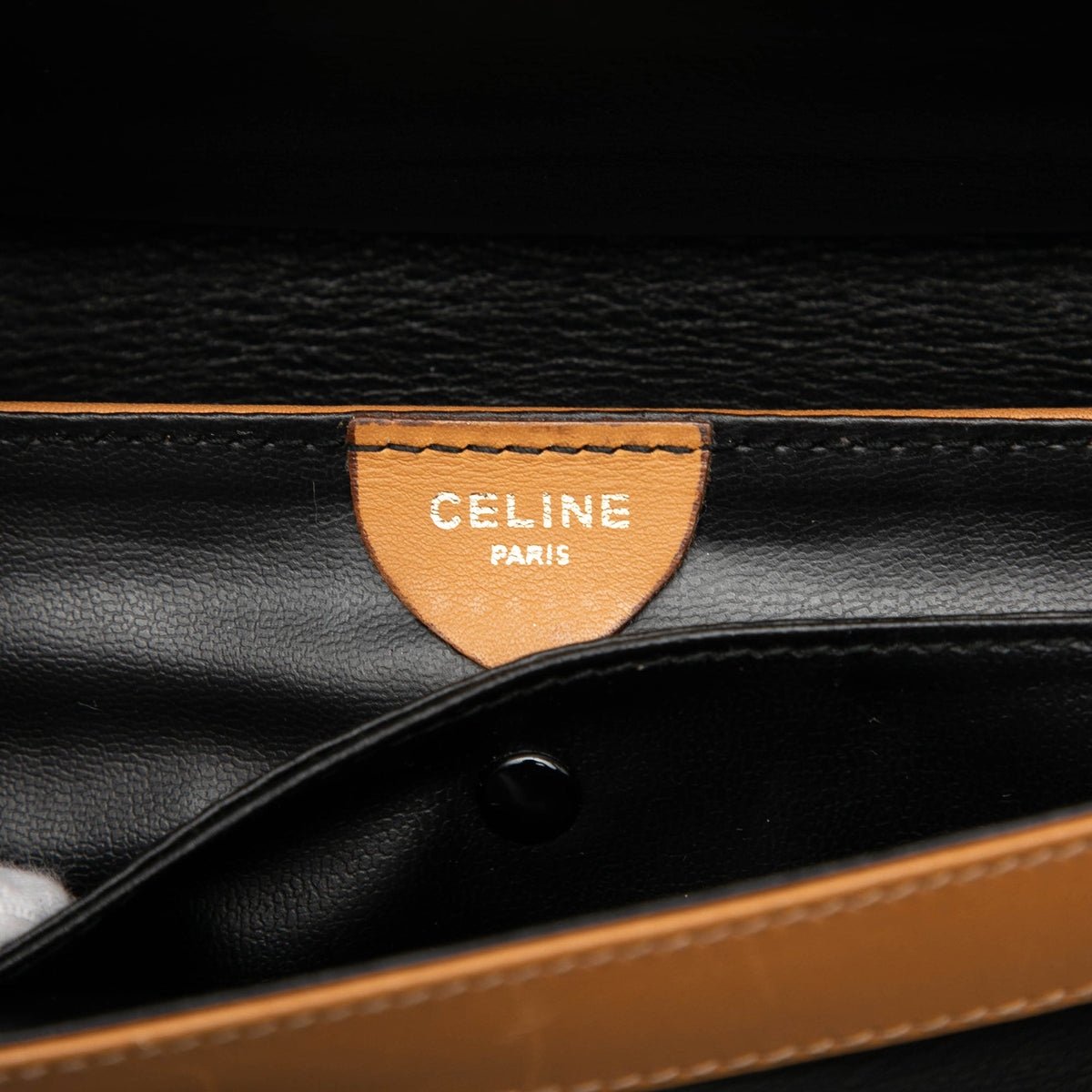 Celine Leather Carriage Clutch