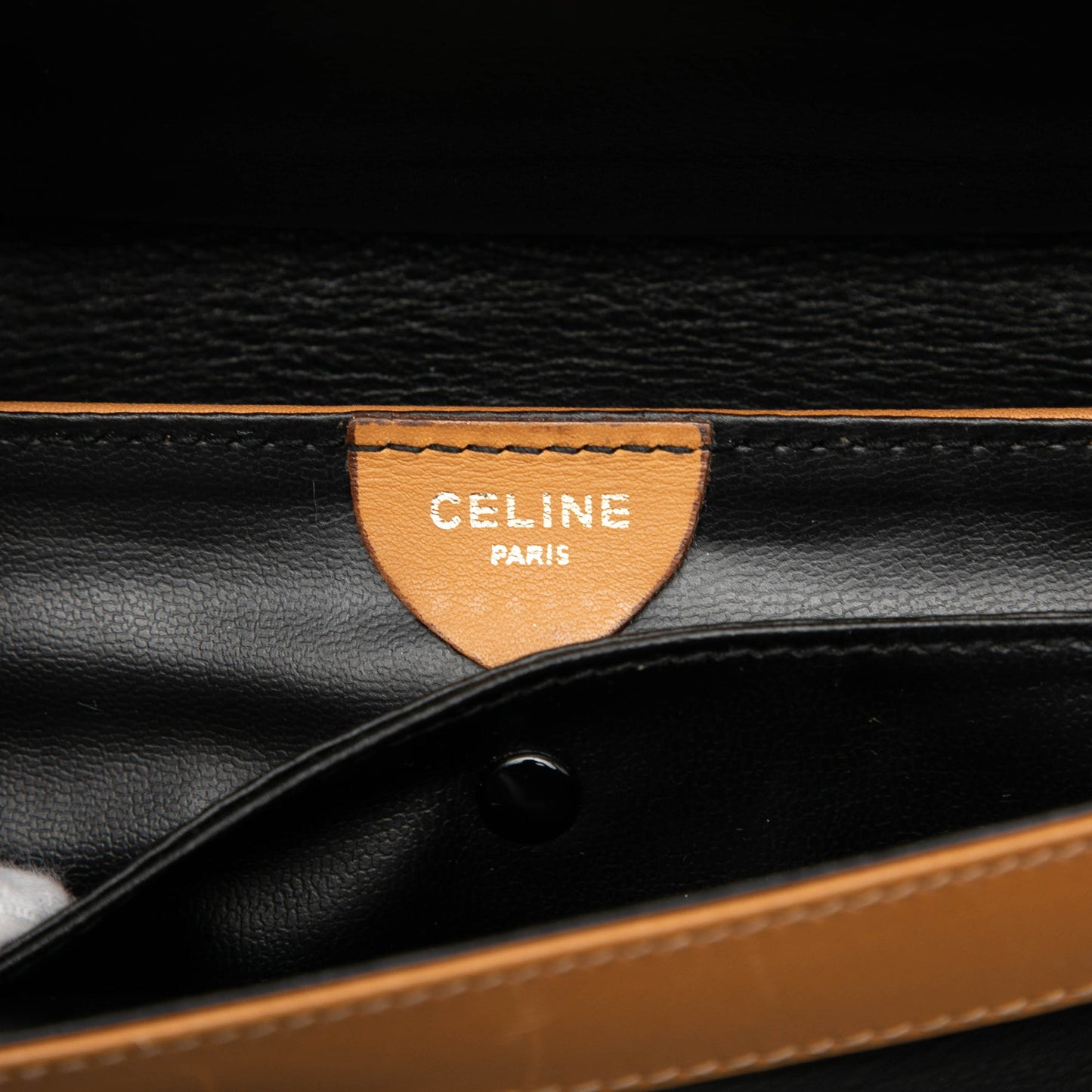 Celine Leather Carriage Clutch