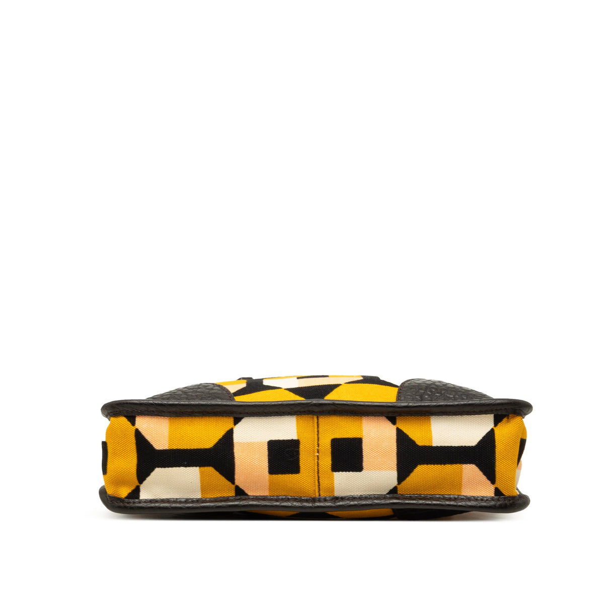 Prada Printed Canvas and Leather Tote