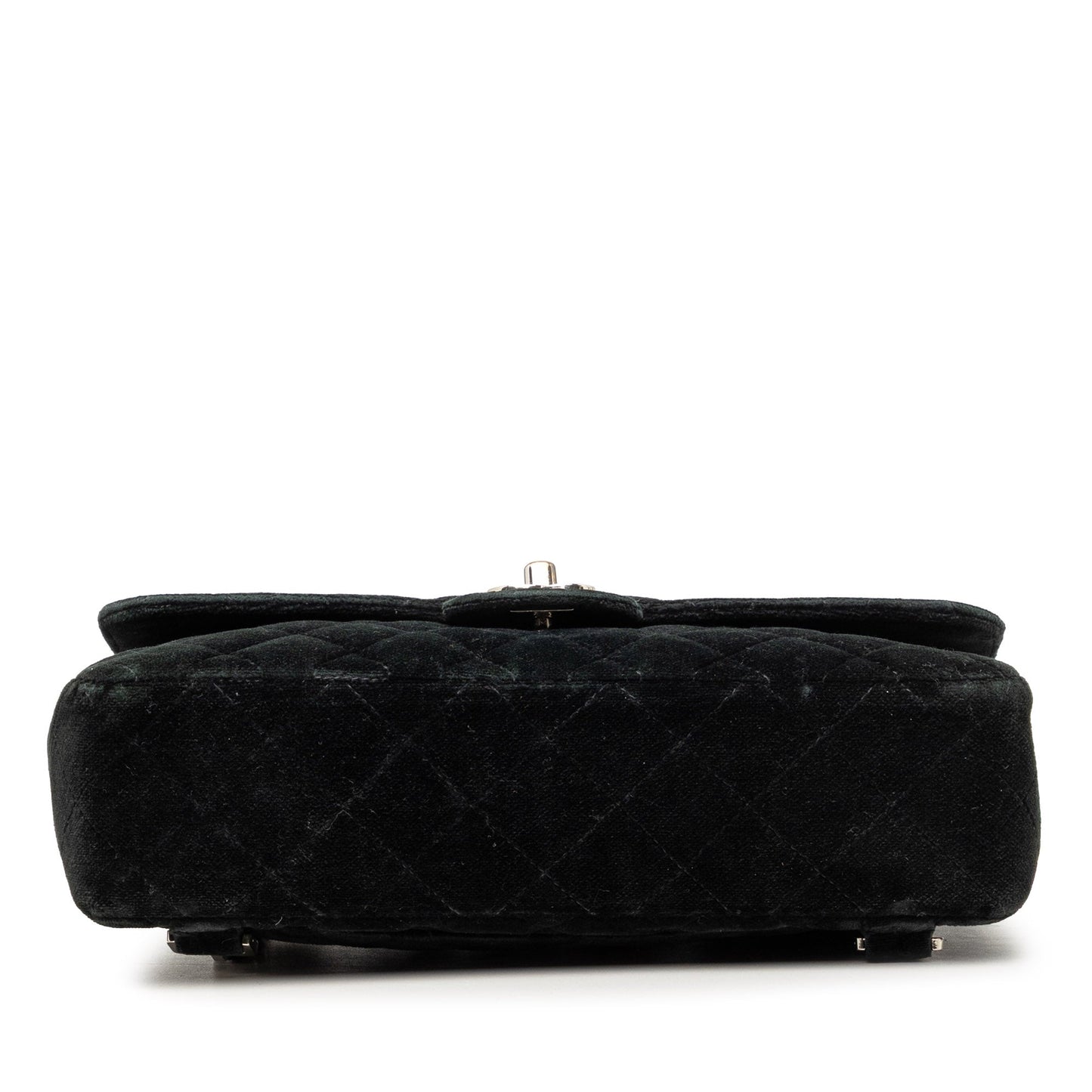 Chanel CC Quilted Velvet Flap Backpack