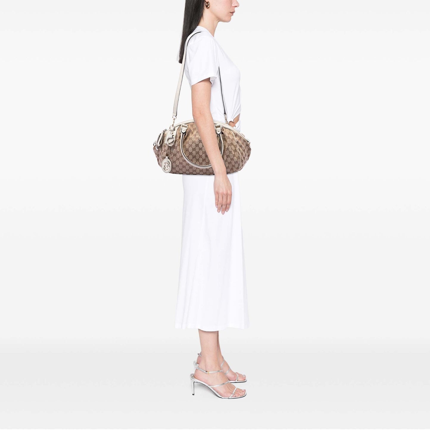 Gucci GG Canvas Sukey Satchel