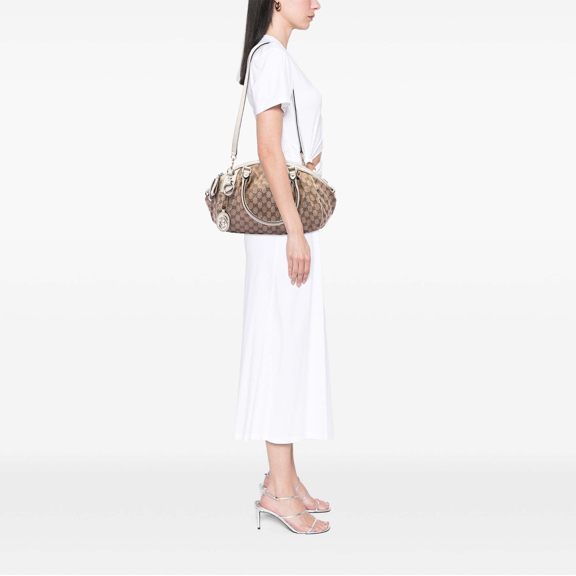 Gucci GG Canvas Sukey Satchel