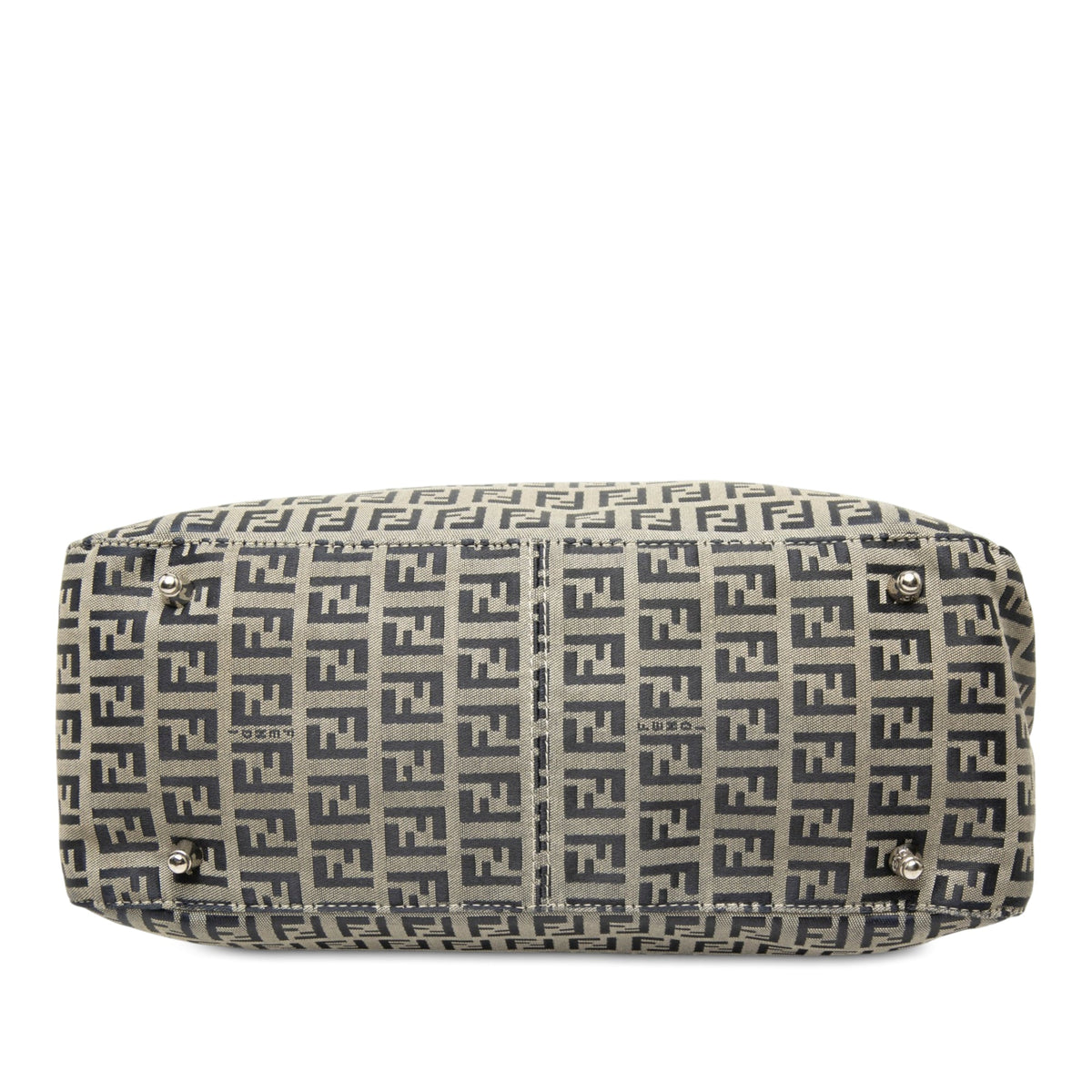 Fendi Small Zucchino Canvas Twins Tote