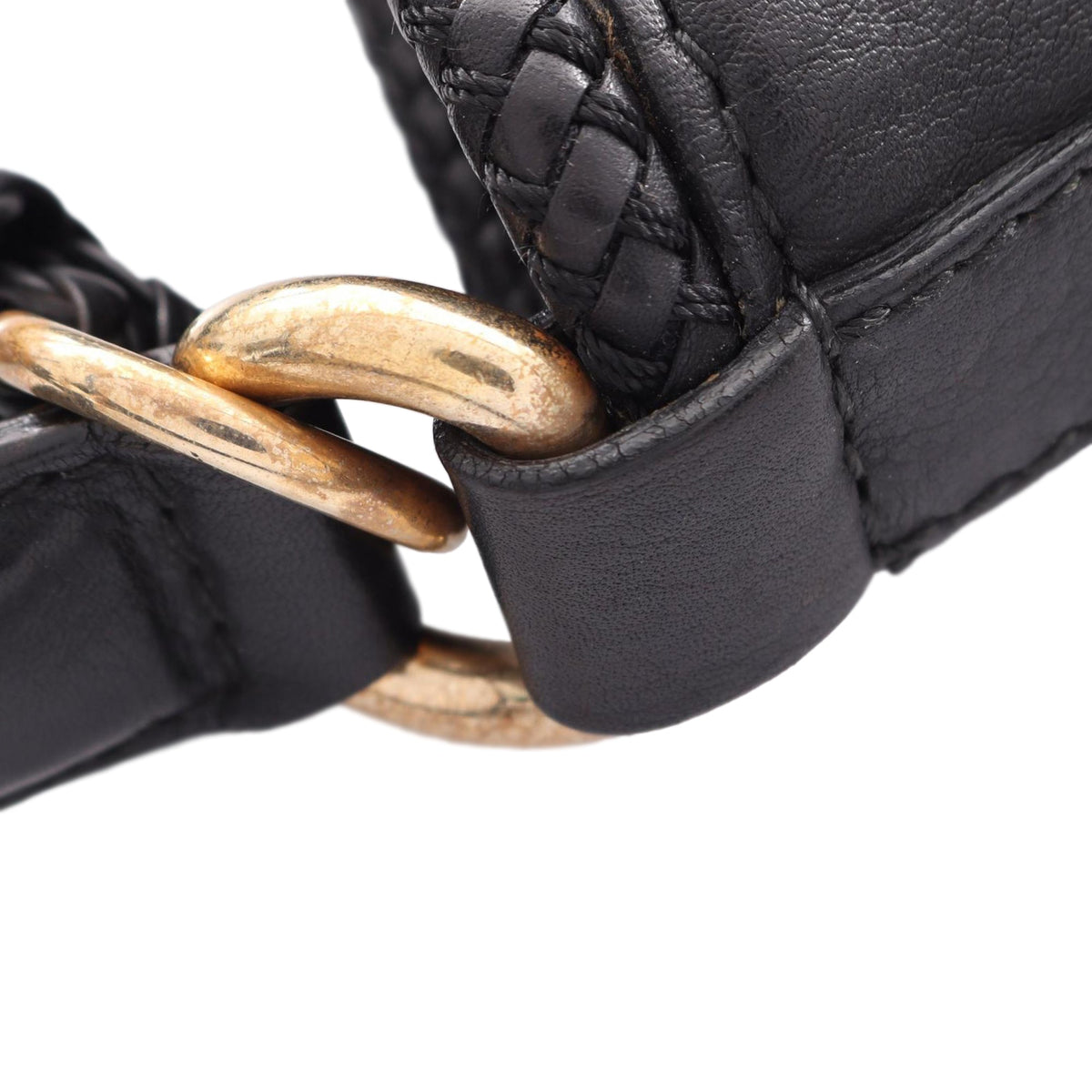 Gucci Calfskin Marrakech Shoulder Bag — Black
