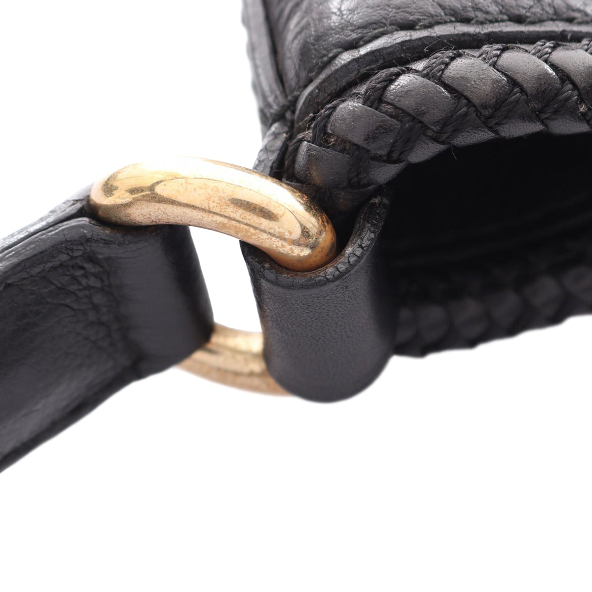 Gucci Calfskin Marrakech Shoulder Bag — Black