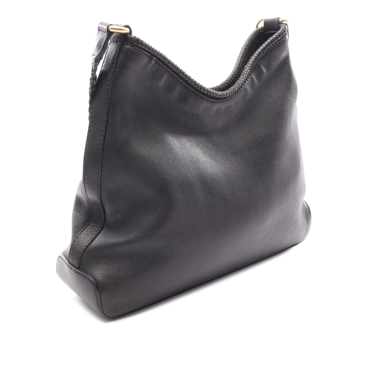 Gucci Calfskin Marrakech Shoulder Bag — Black
