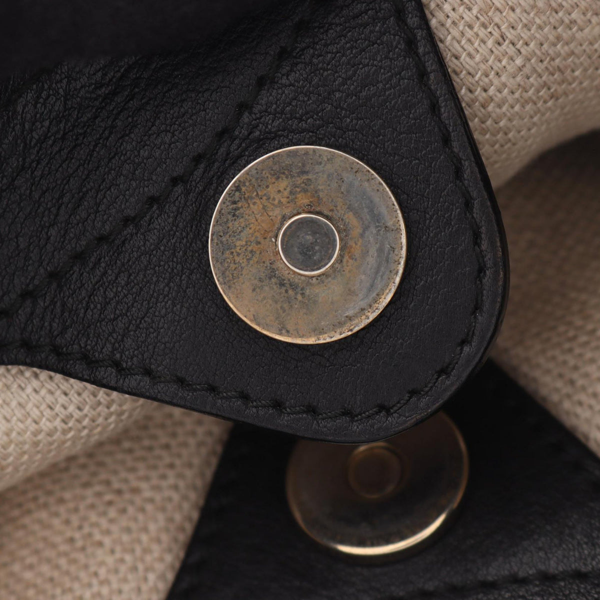 Gucci Calfskin Marrakech Shoulder Bag — Black