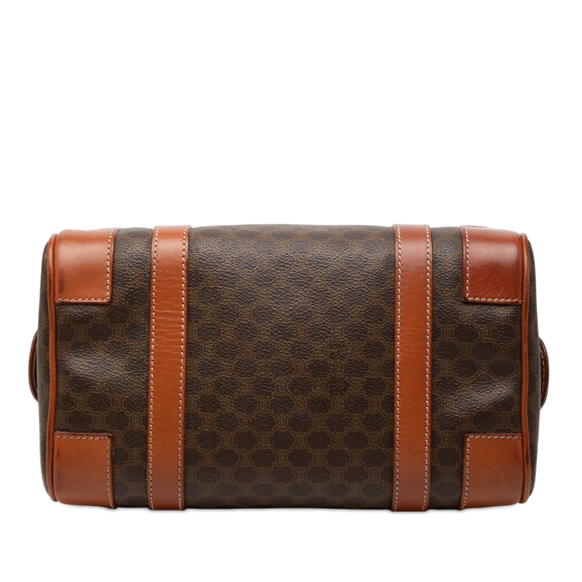 Celine Macadam Coated Canvas Boston Bag