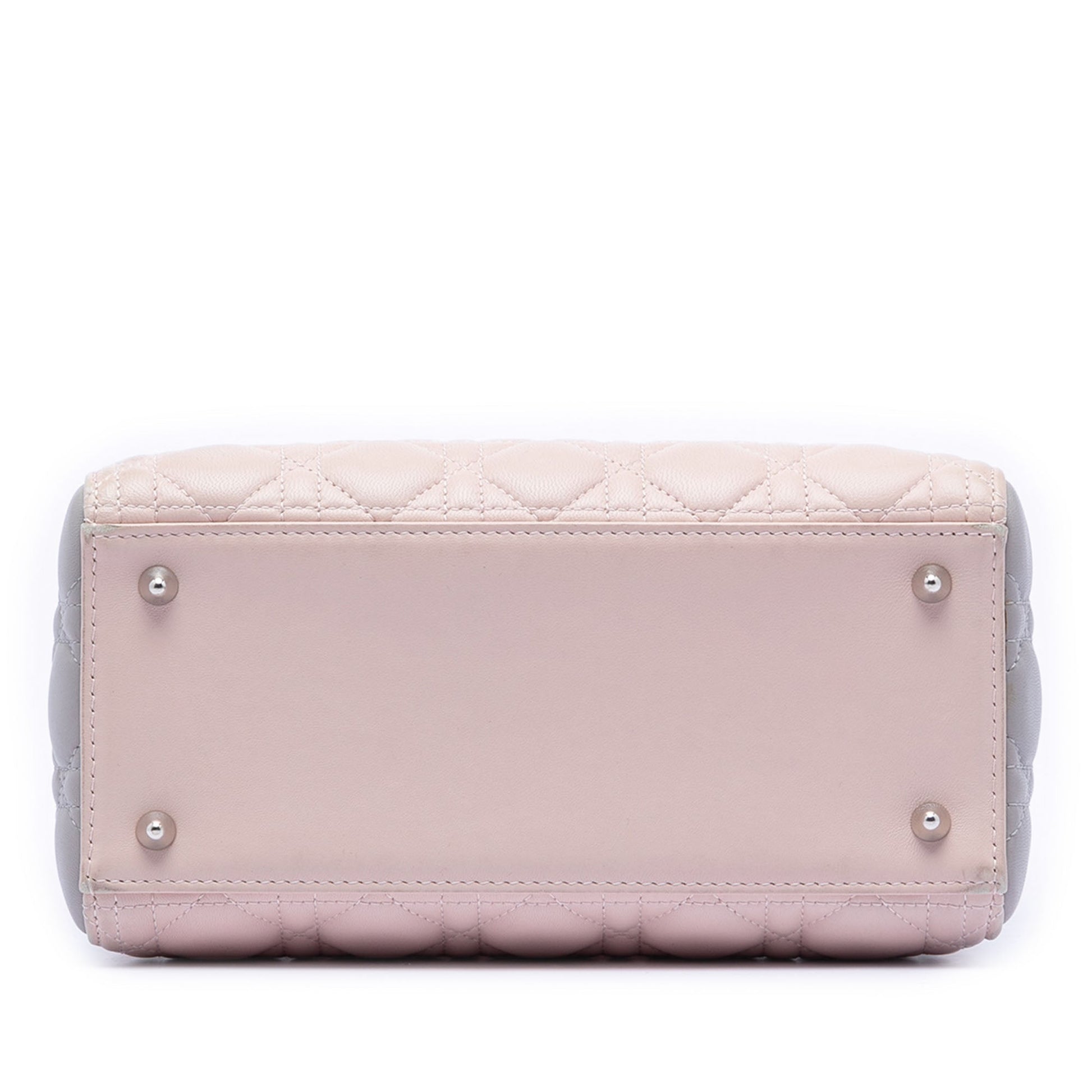 Dior Medium Tricolor Lambskin Cannage Lady Dior