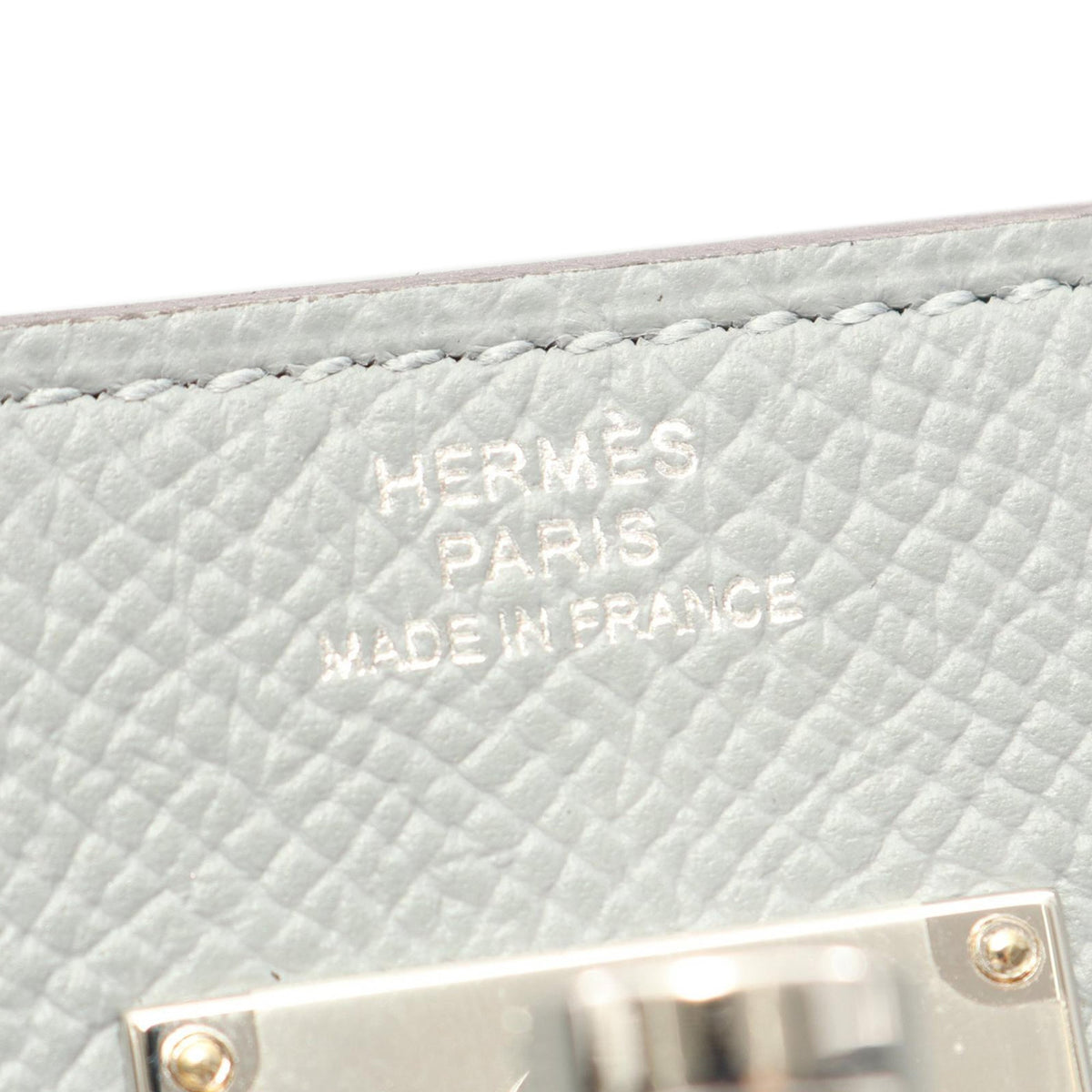 Hermès Epsom Classique Kelly To Go Wallet — Gray