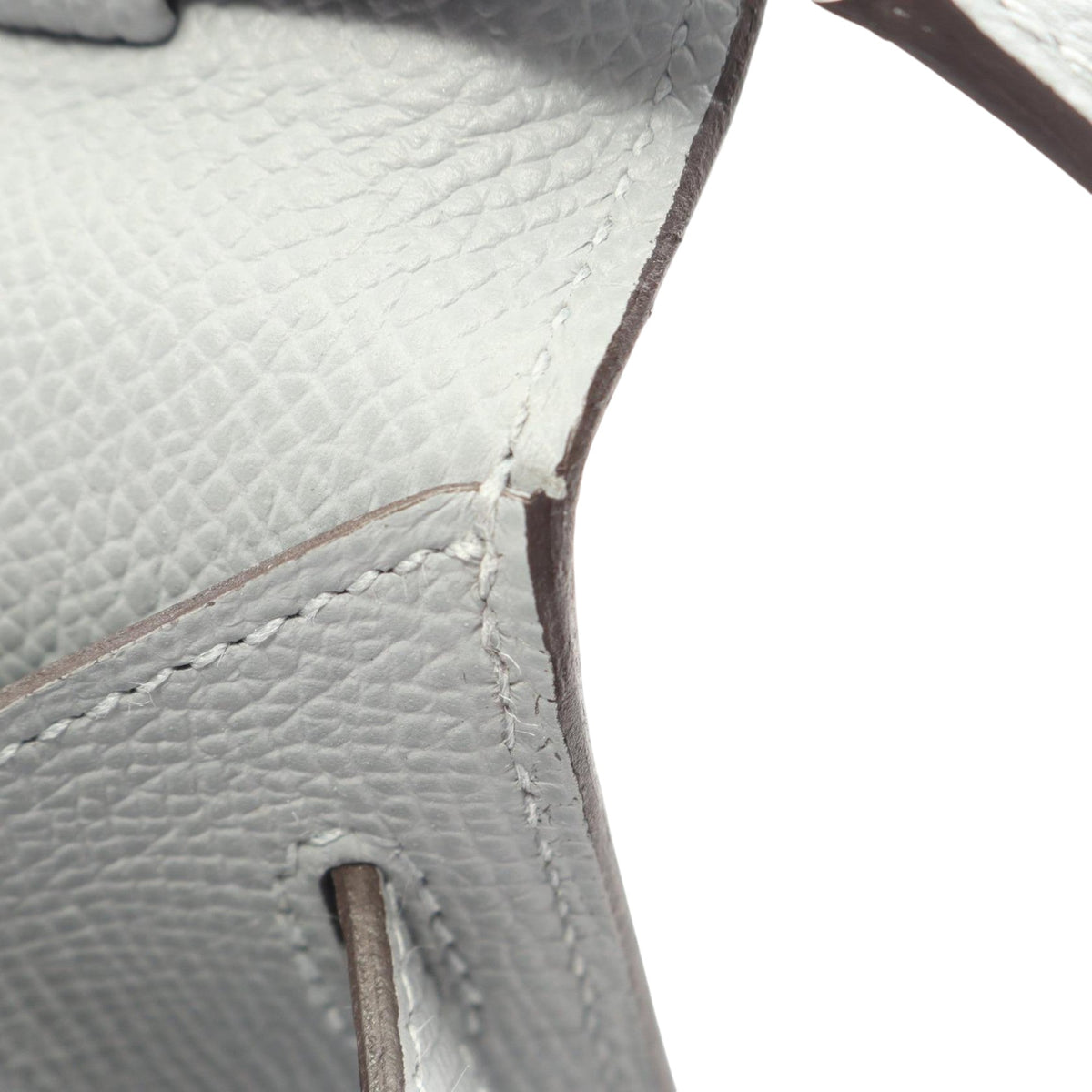 Hermès Epsom Classique Kelly To Go Wallet — Gray