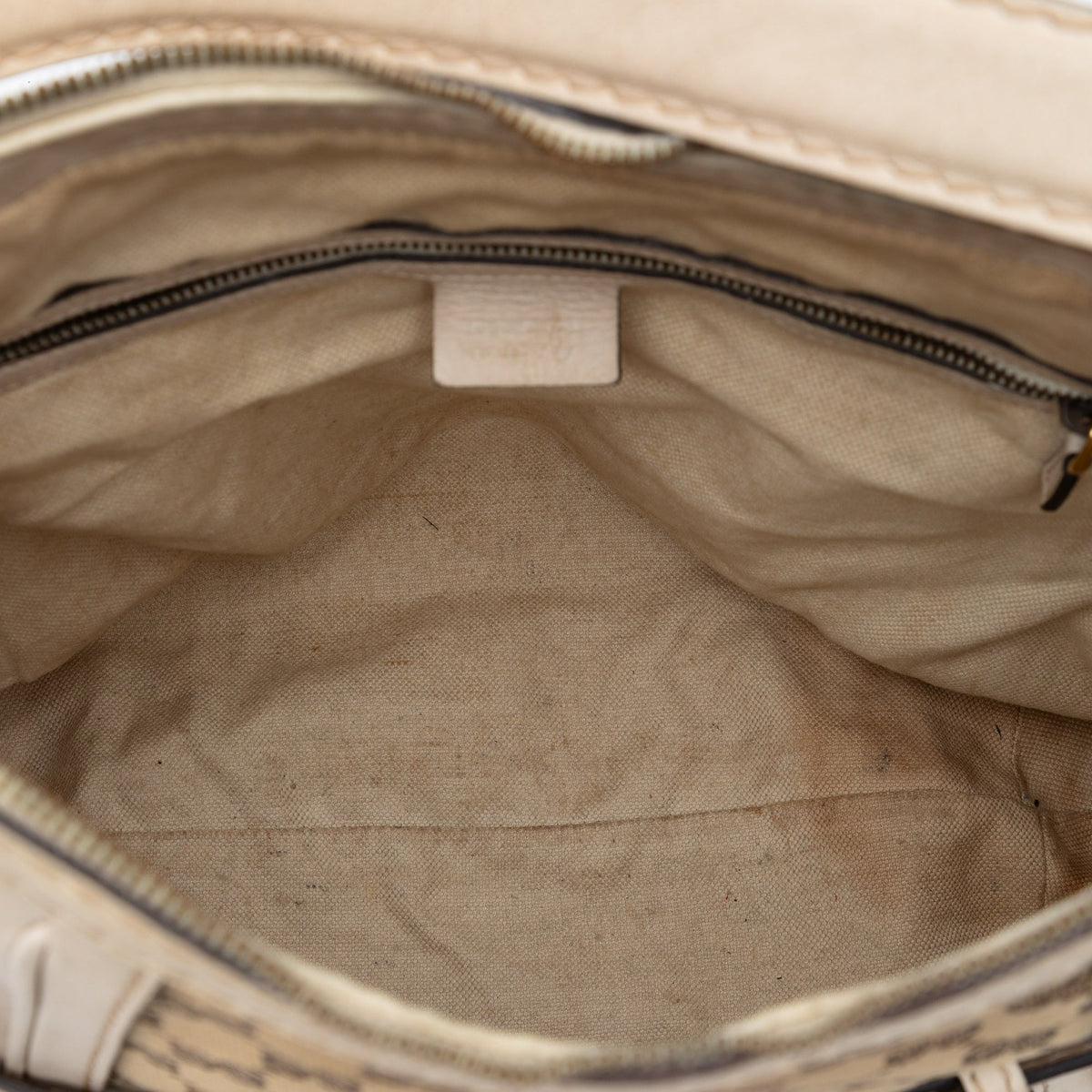 Gucci Medium GG Canvas Running Satchel