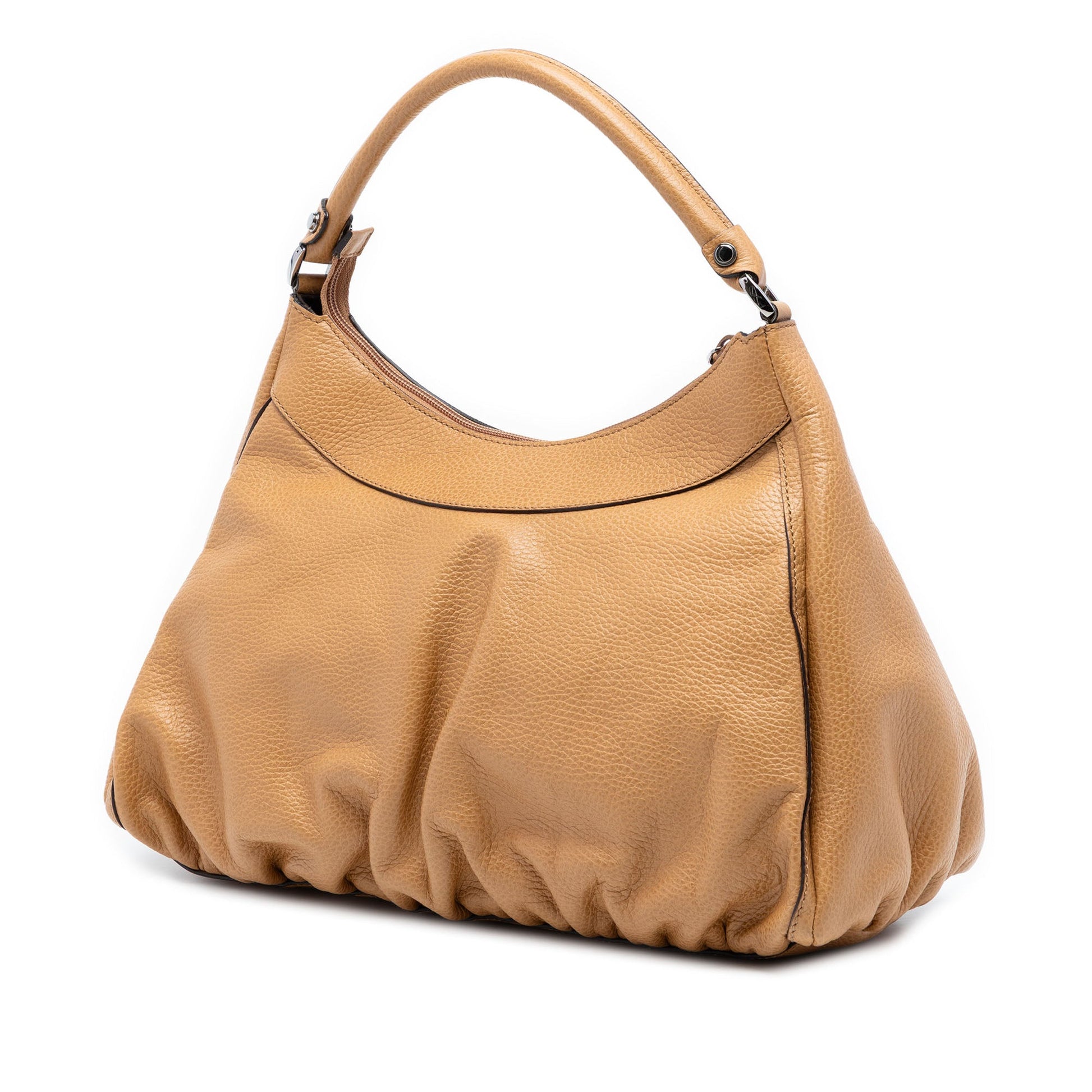 Leather Abbey D Ring Shoulder Bag