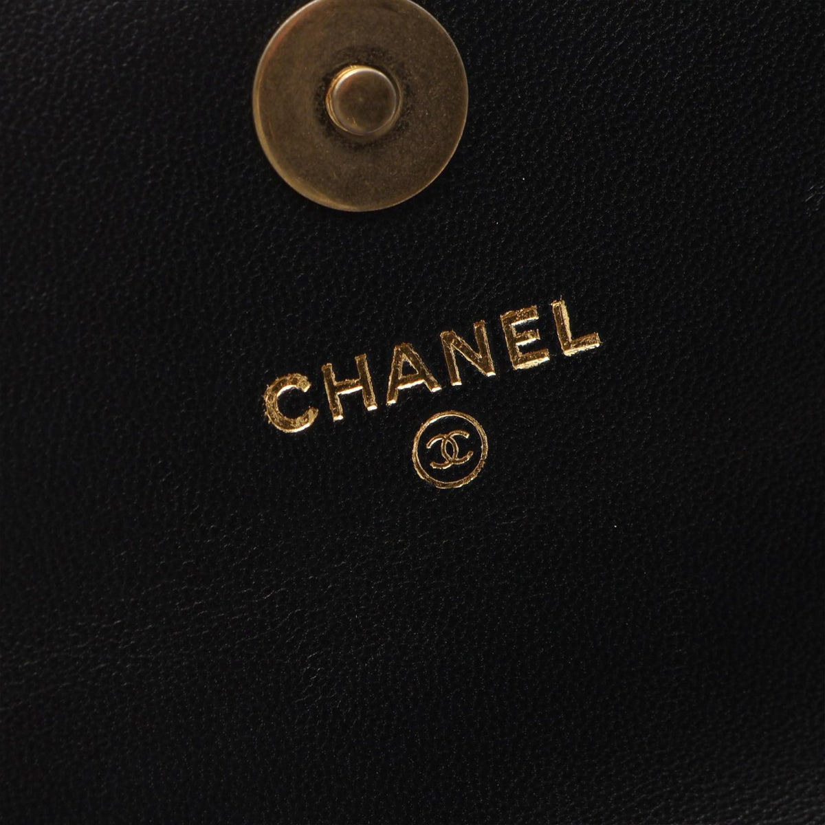 Chanel CC Quilted Lambskin Pearl Crush Wallet On Chain