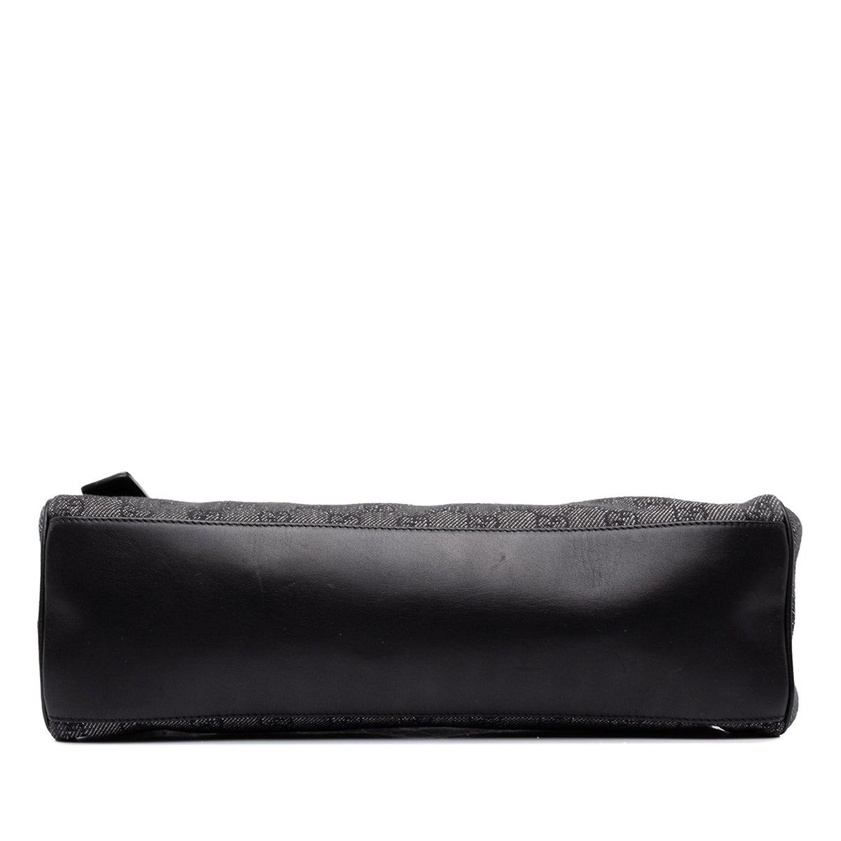 Gucci GG Denim Shoulder Bag — Gray