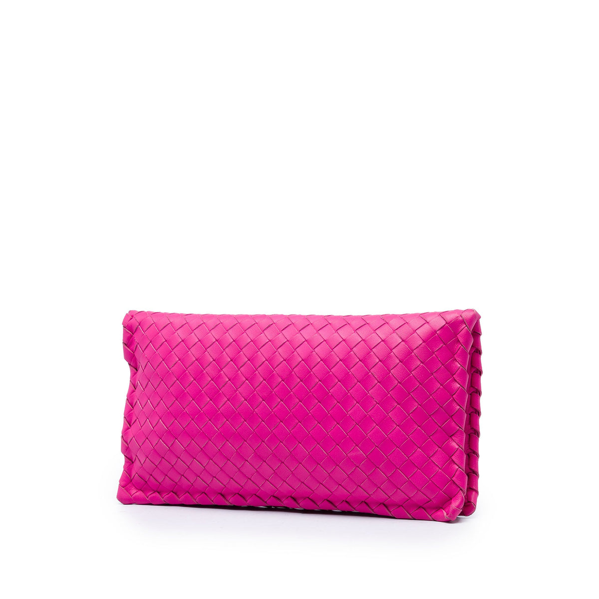 Bottega Veneta Nappa Intrecciato Turn Lock Clutch