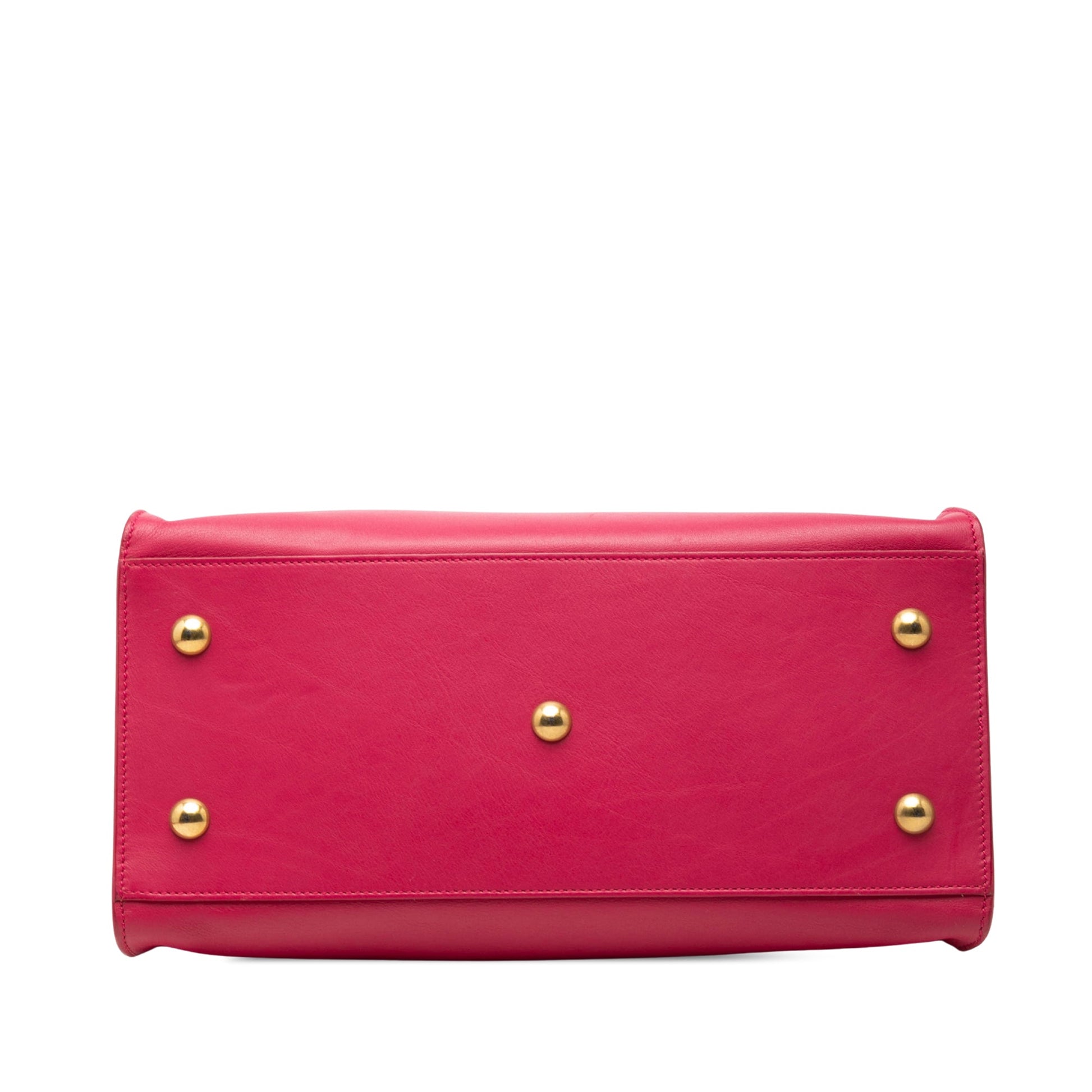 Saint Laurent Small Calfskin Cabas Chyc Satchel