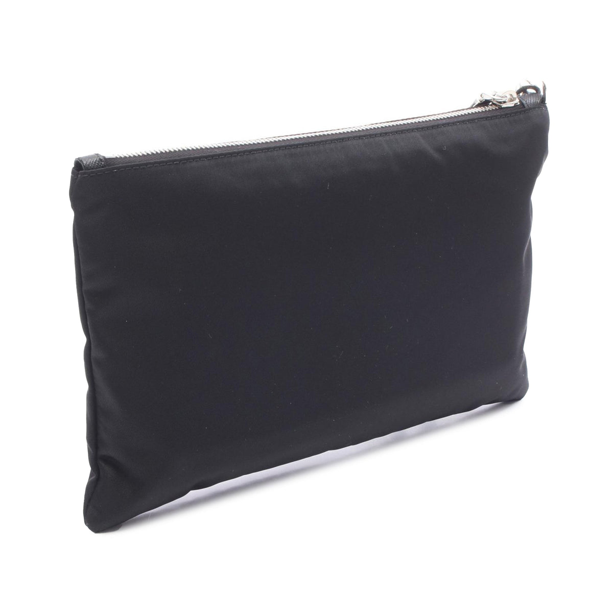 Prada Tessuto Wristlet Clutch — Black