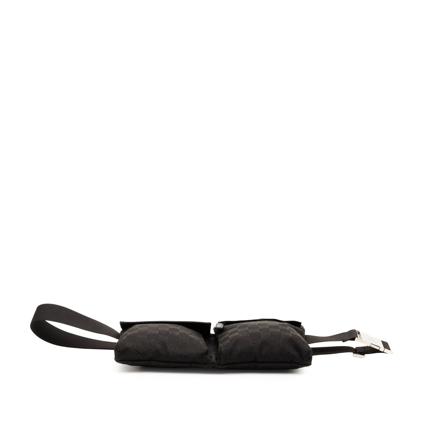 Gucci GG Canvas Double Pocket Belt Bag
