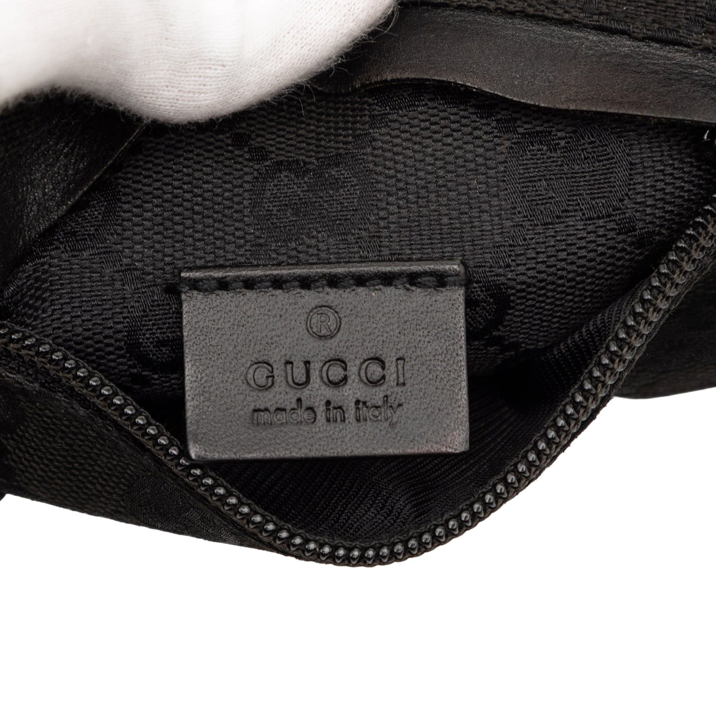 Gucci GG Canvas Double Pocket Belt Bag