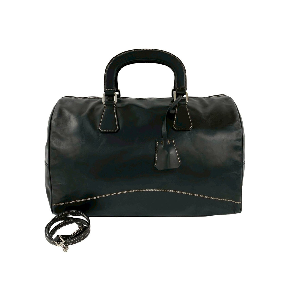 Prada Soft Calf Boston Bag