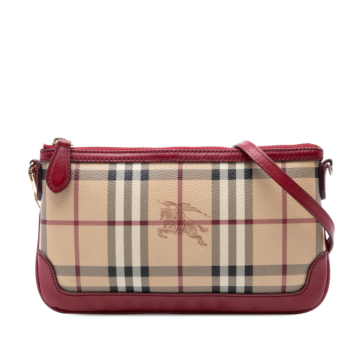 Burberry Haymarket Check Coated Canvas Peyton Crossbody