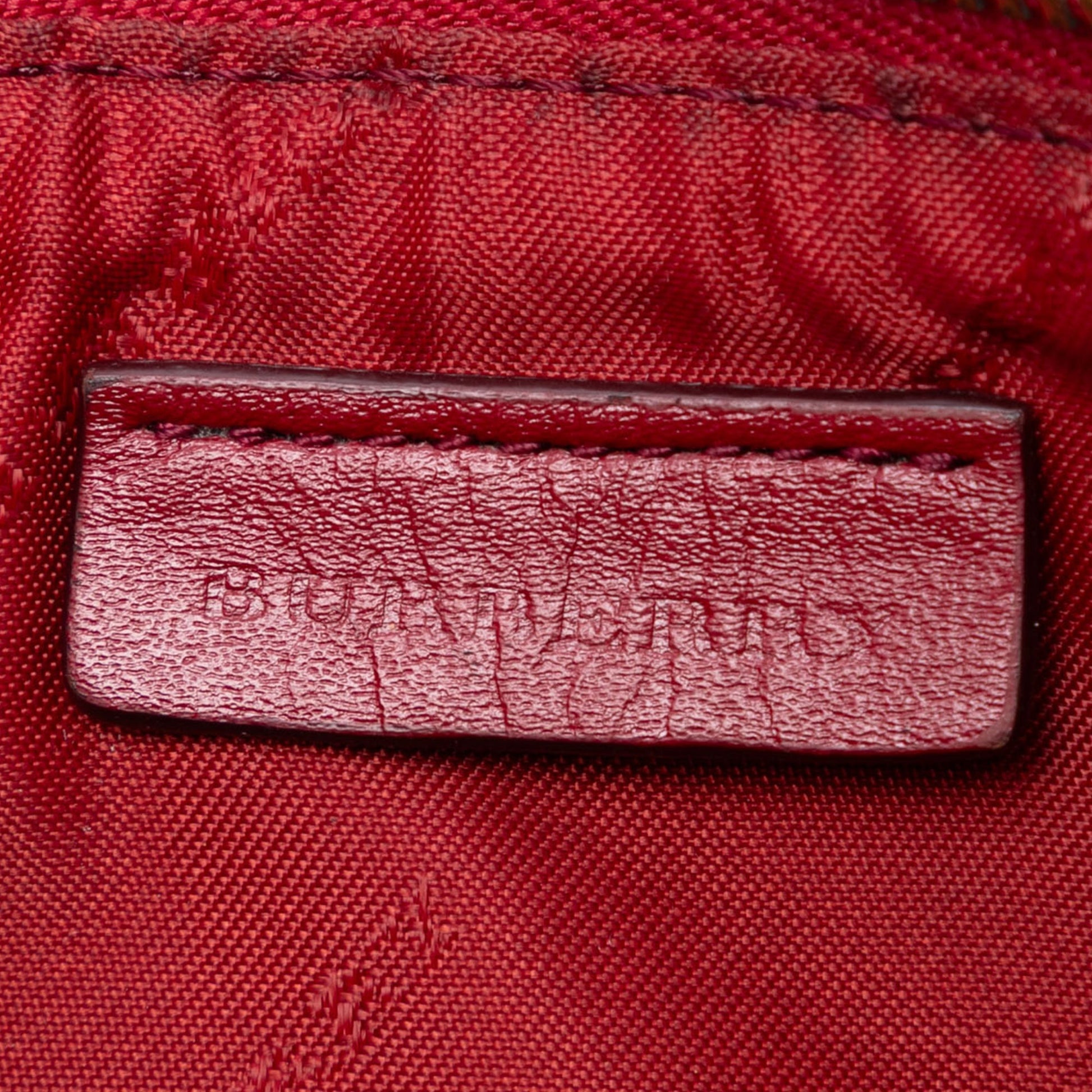 Burberry Haymarket Check Coated Canvas Peyton Crossbody