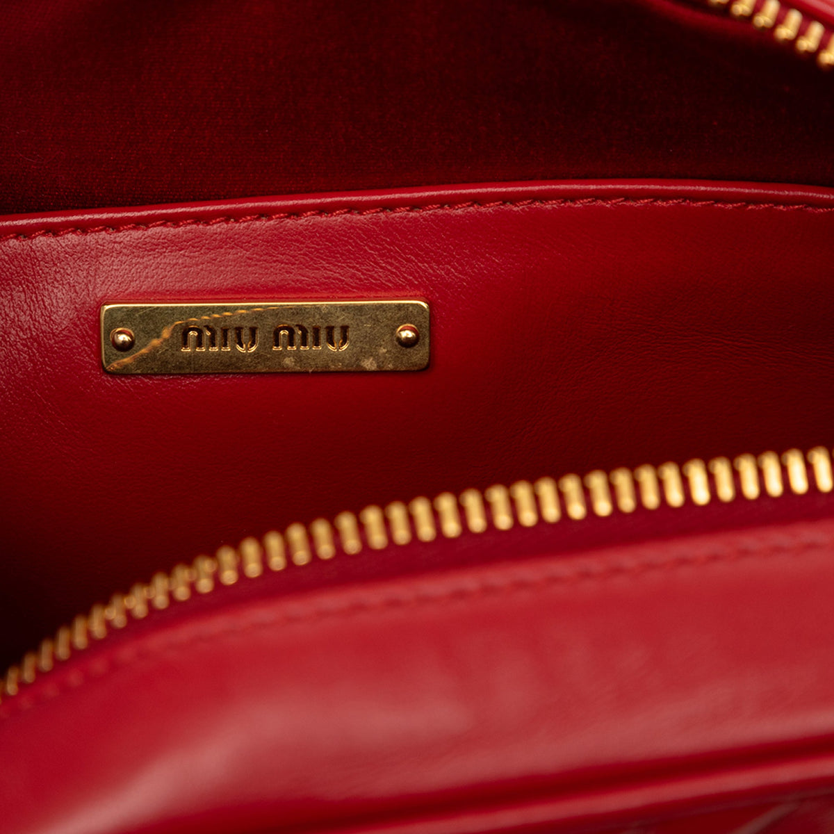 Miu Miu Matelasse Nappa Chain Camera Bag