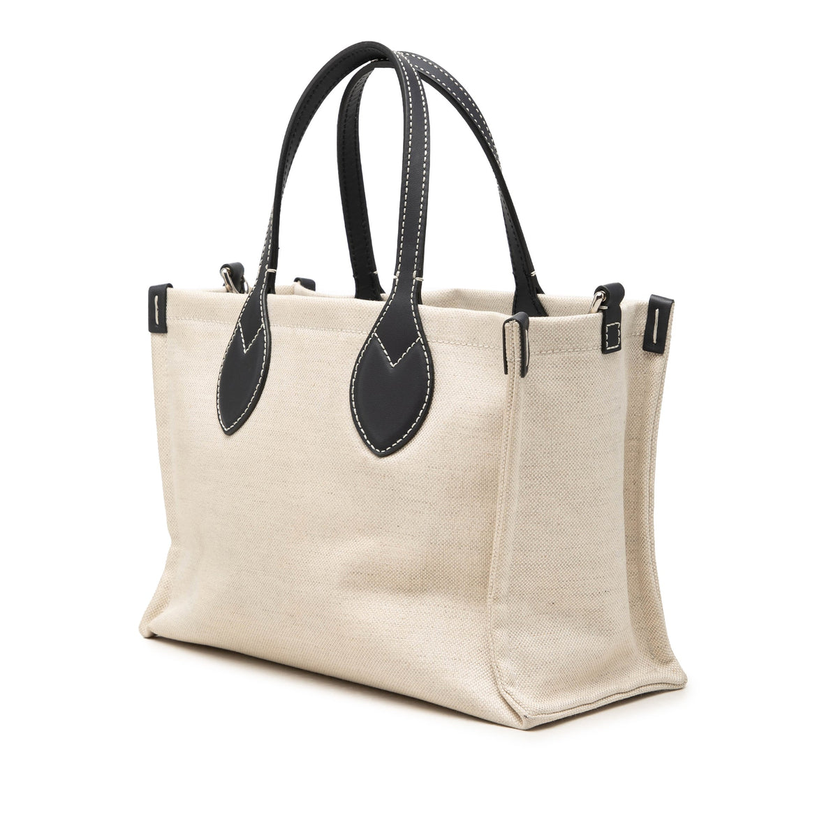 Gucci Medium Canvas Logo Tote — Beige