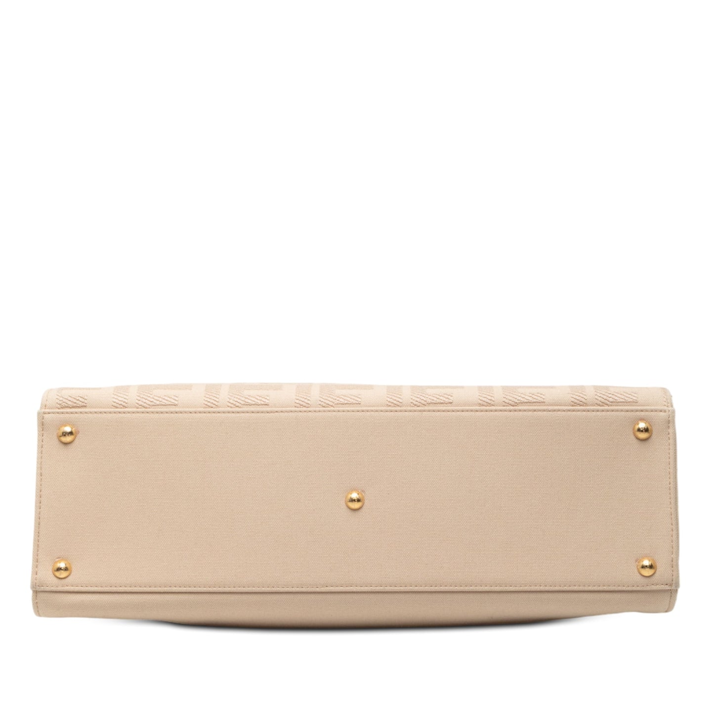 Fendi Zucca Embroidered Canvas Peekaboo X Tote